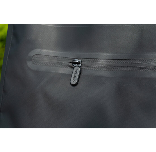 Voltano Luxe Fietstas / Rugtas 28L - Zwart - Enkele Pakaftas - 100% Waterdicht