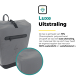 Voltano Luxe E-bike Fietstas 28L Special Edition - Reflecterend - Pakaftas Met Laptop vak - 100% Waterdicht