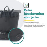 Voltano Luxe E-bike Fietstas 28L Special Edition - Reflecterend - Pakaftas Met Laptop vak - 100% Waterdicht