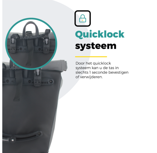 Voltano Luxe E-bike Fietstas 28L Special Edition - Reflecterend - Pakaftas Met Laptop vak - 100% Waterdicht