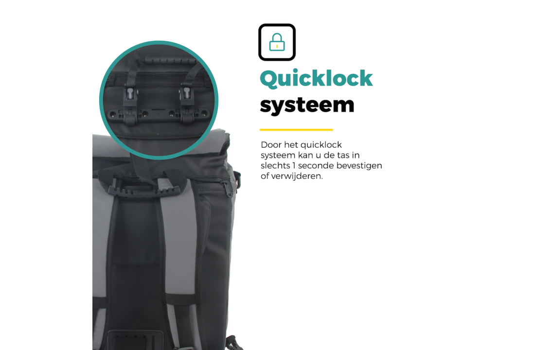 Voltano Luxe E-bike Fietstas / Rugtas Special Edition - Reflecterend - 28L - Laptopvak