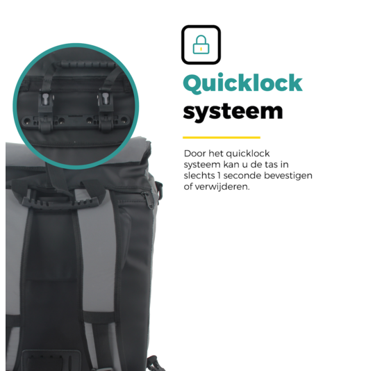 Voltano Luxe E-bike Fietstas / Rugtas Special Edition - Reflecterend - 28L - Laptopvak