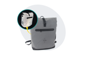 Voltano Luxe E-bike Fietstas / Rugtas Special Edition - Reflecterend - 28L - Laptopvak