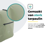 Voltano Luxe Fietstas / Rugtas 28L - Mint Groen - Enkele Pakaftas - 100% Waterdicht