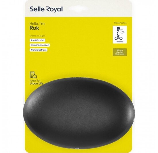 Selle Royal Rokzadel / Fietszadel Rok - Zwart