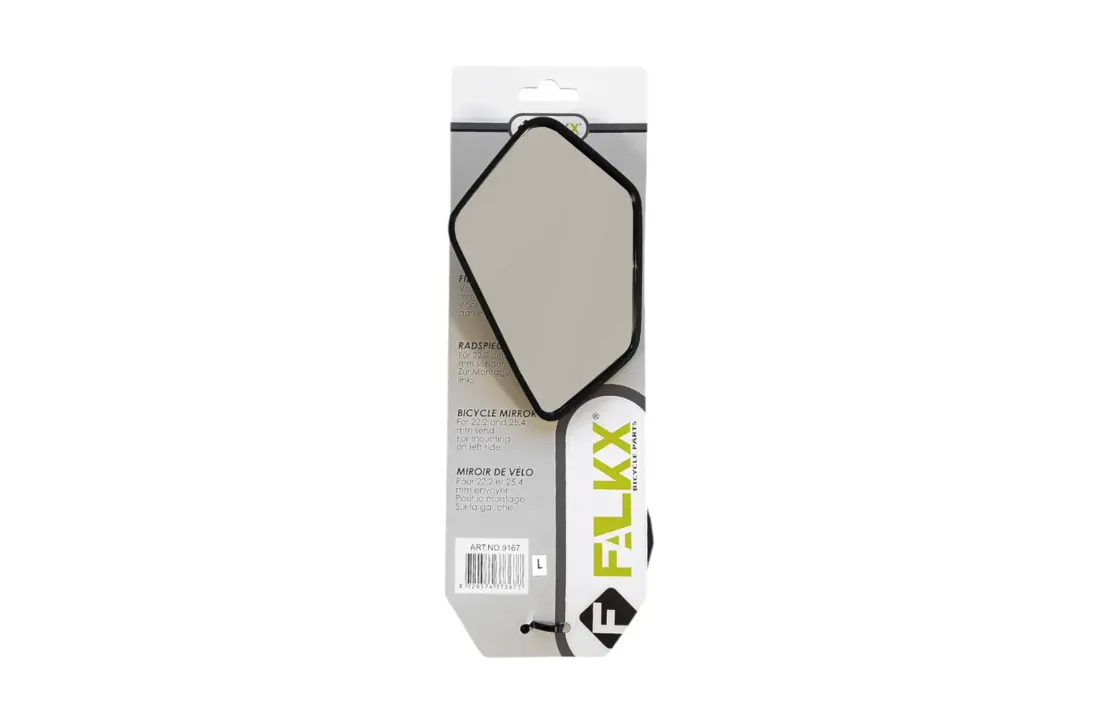 Falkx Spectre L Fietsspiegel Links - Zwart