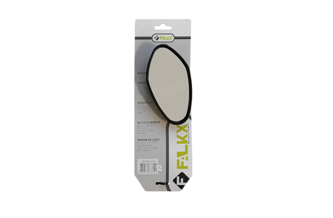 Falkx Radar L Fietsspiegel Links - Zwart