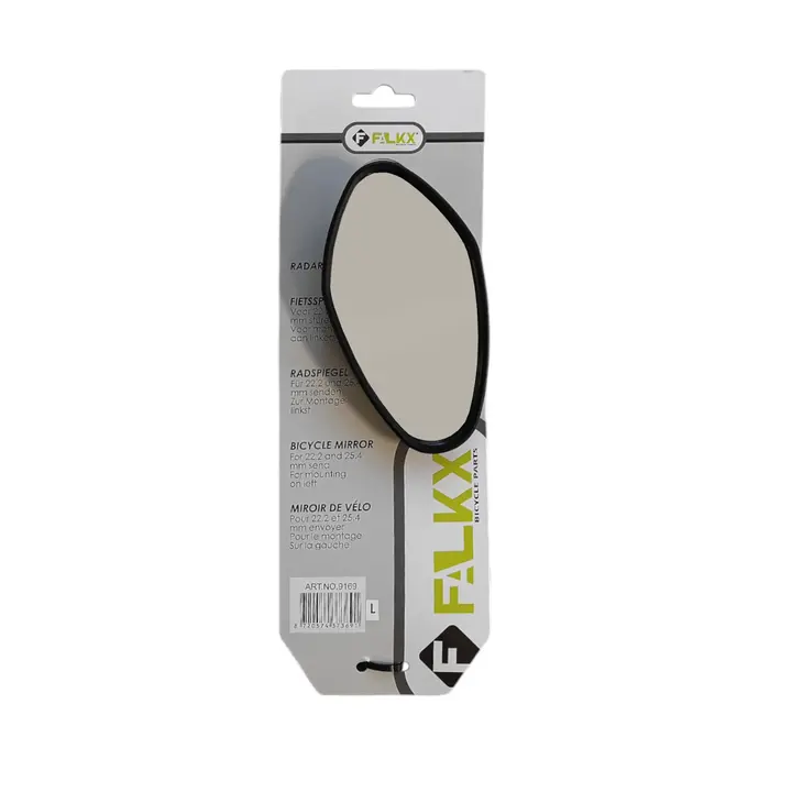 Falkx Radar L Fietsspiegel Links - Zwart
