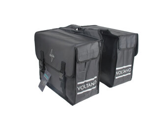 Voltano Dubbele Fietstas City - Zwart