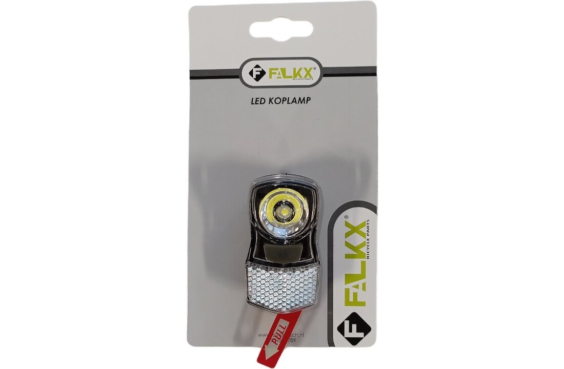 Falkx Comp LED Koplamp Batterij - Zwart