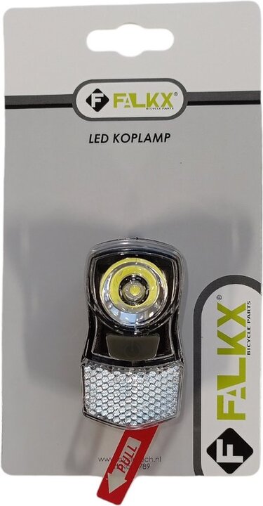 Falkx Comp LED Koplamp Batterij - Zwart