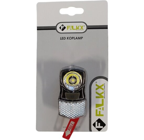 Falkx Comp LED Koplamp Batterij - Zwart