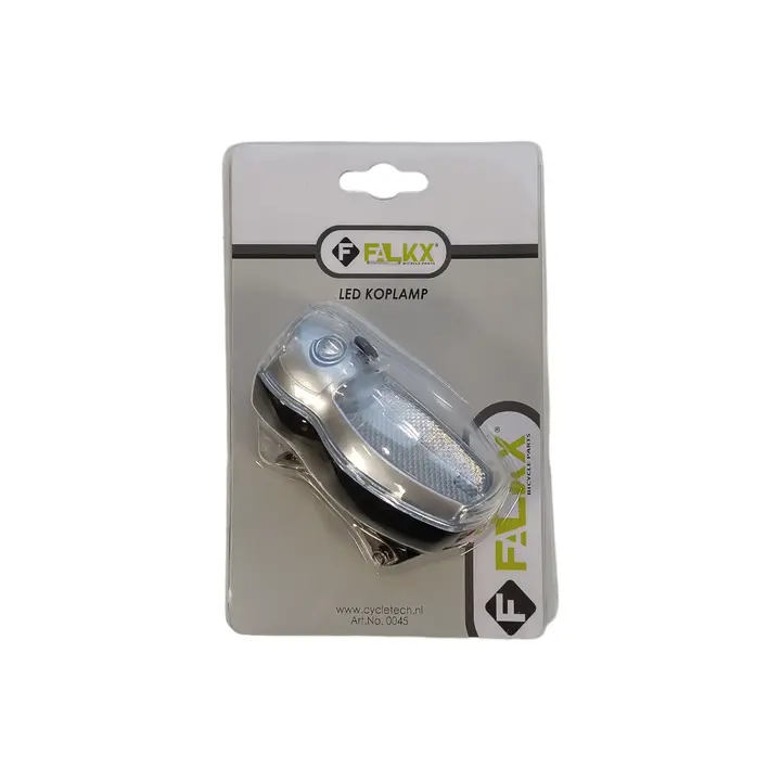 Falkx Uil LED Koplamp Batterij - Zwart