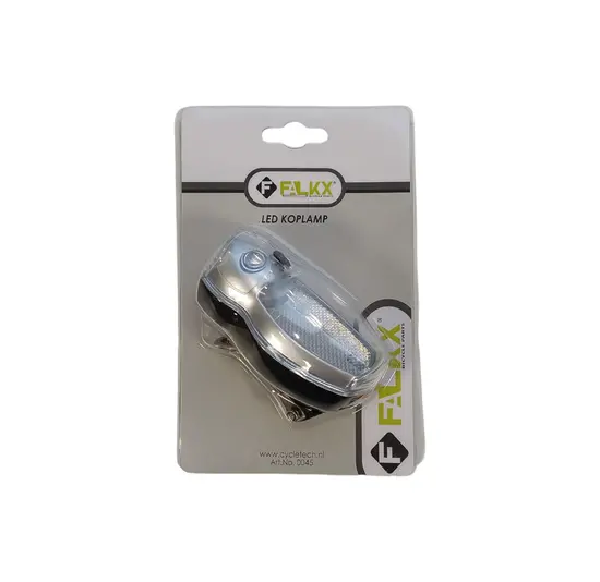 Falkx Uil LED Koplamp Batterij - Zwart