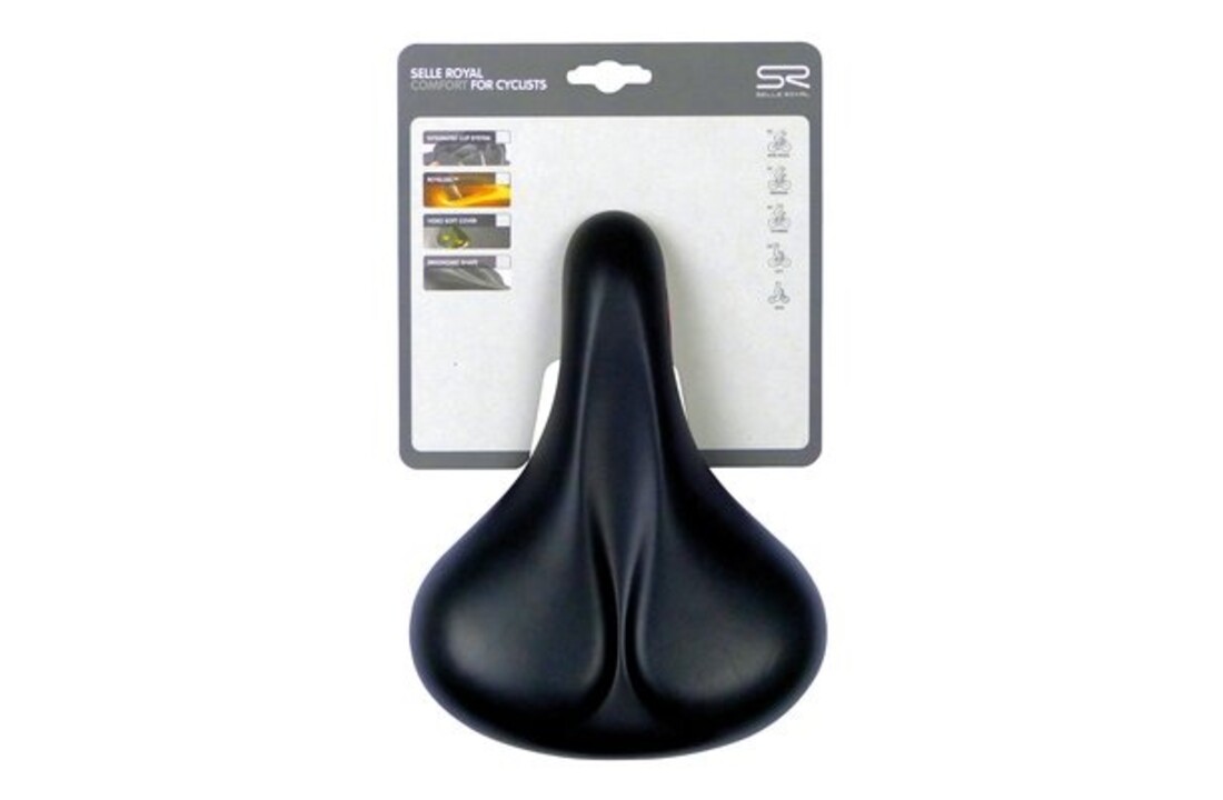 Selle Royal Freedom Fietszadel - Zwart - Heren