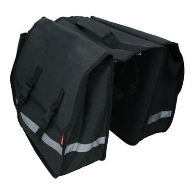Dyto Dubbele Fietstas Zwart - 36 Liter