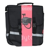 Dyto Dubbele Fietstas Zwart - 36 Liter