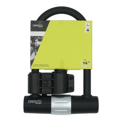 Dresco Beugelslot - U-lock - zwart