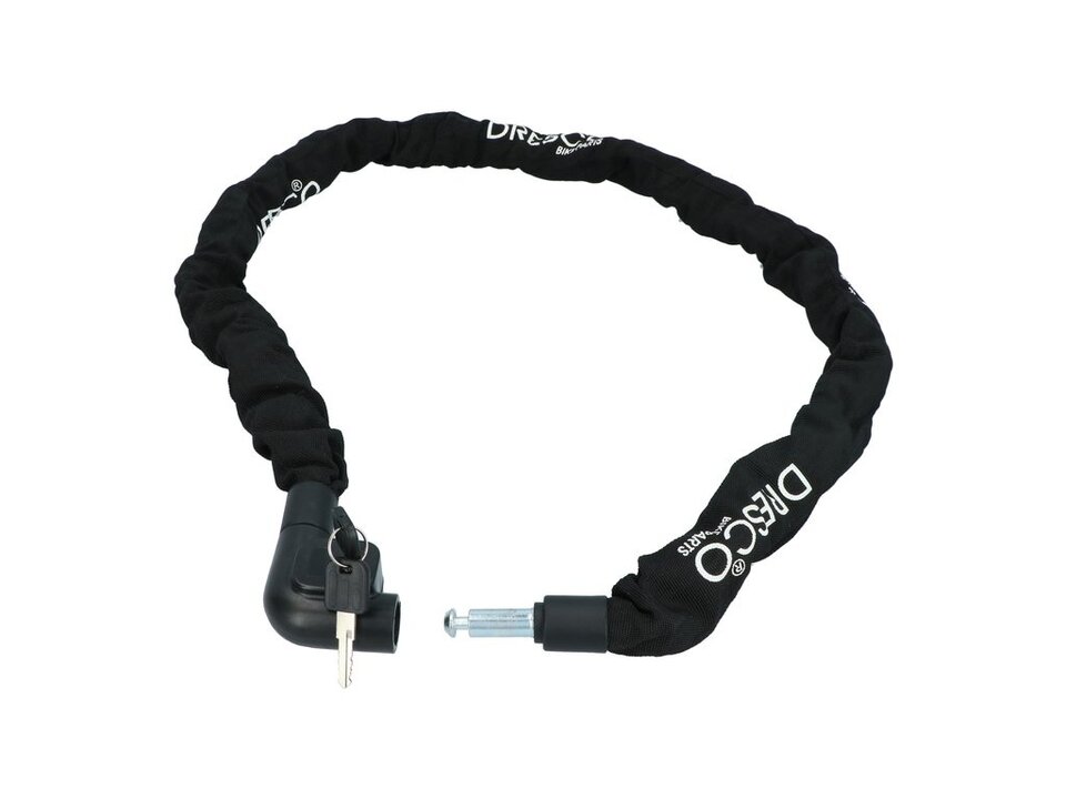 Dresco Kettingslot 120CM - Zwart