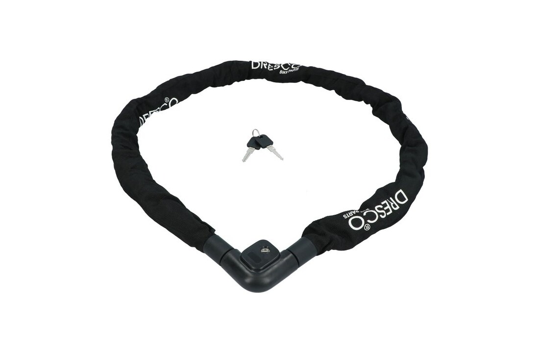 Dresco Kettingslot 120CM - Zwart