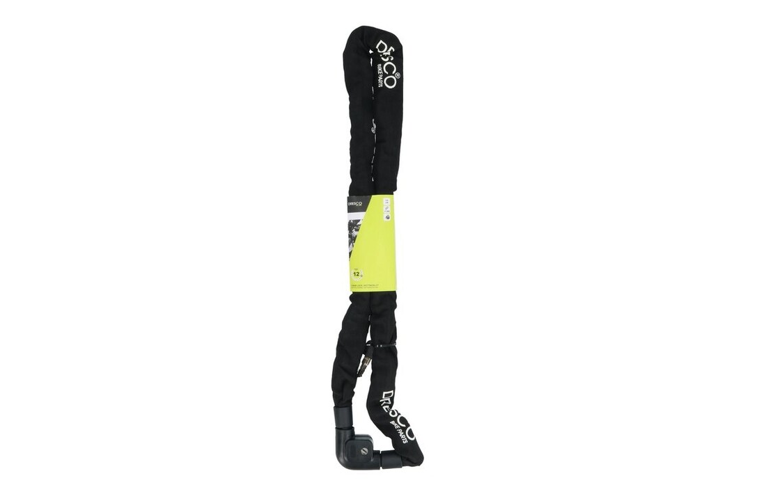 Dresco Kettingslot 120CM - Zwart