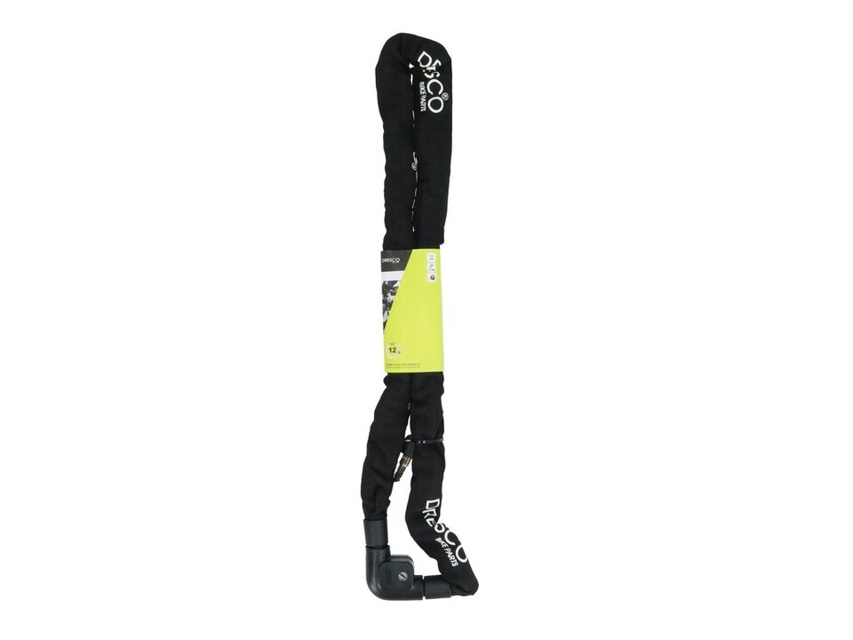 Dresco Kettingslot 120CM - Zwart