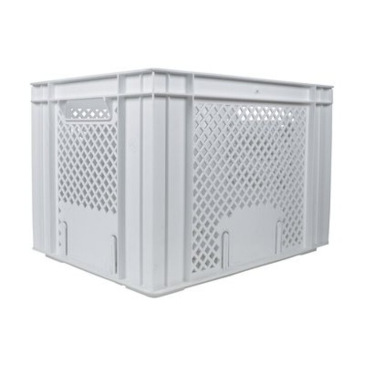 Dresco Kunststof Fietskrat - 31 Liter - Wit