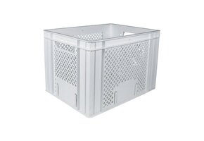 Dresco Kunststof Fietskrat - 31 Liter - Wit