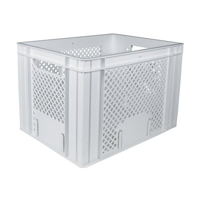 Dresco Kunststof Fietskrat - 31 Liter - Wit