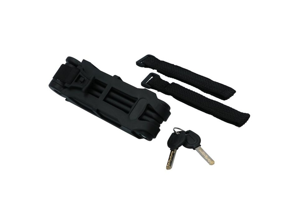 Dresco Vouwslot - 85cm - Zwart - Met Framehouder