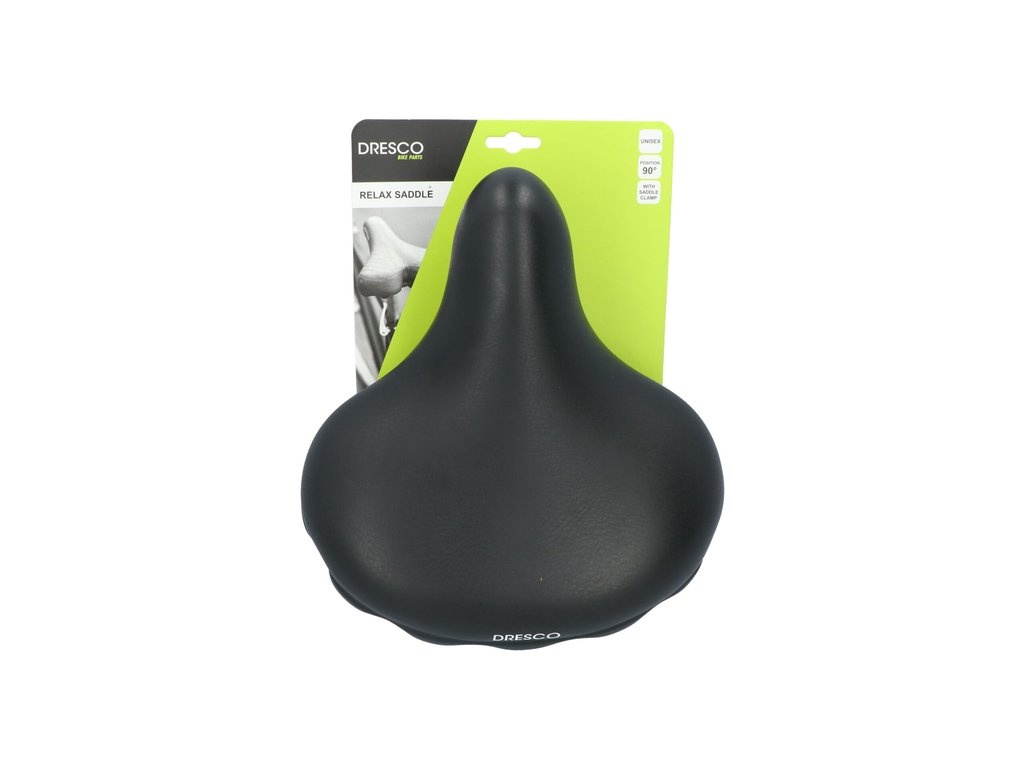 Dresco Drifter Fietszadel Urban XL - Zwart - Unisex