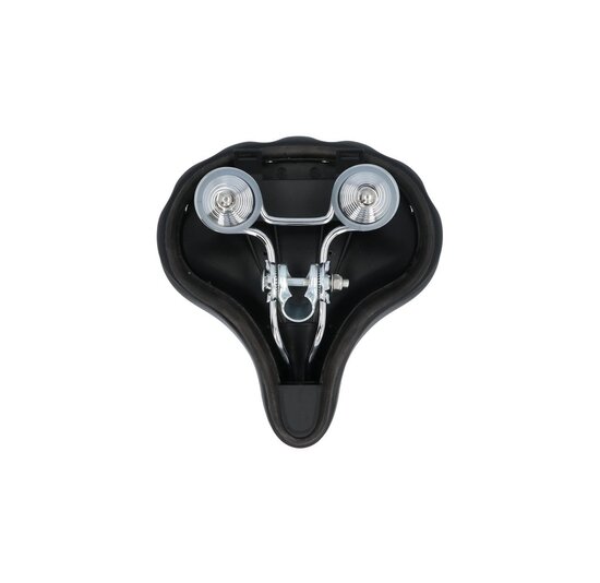 Dresco Drifter Fietszadel Urban XL - Zwart - Unisex