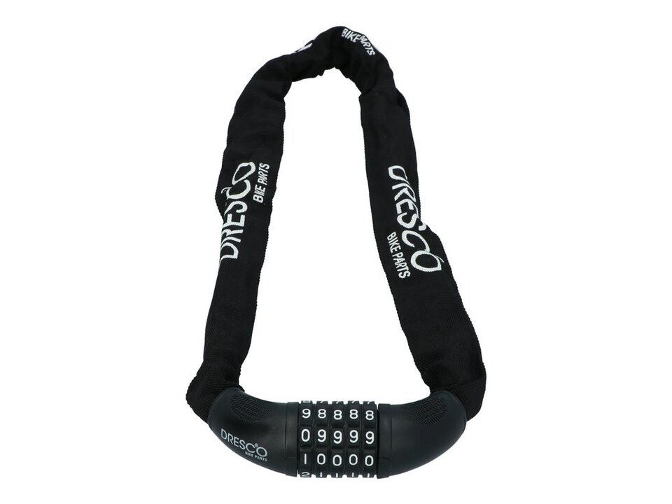 Dresco Kettingslot Code - 90CM -Zwart