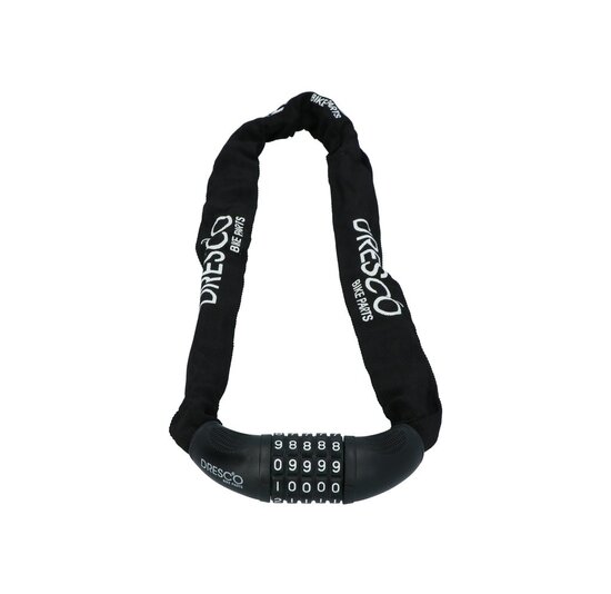 Dresco Kettingslot Code - 90CM -Zwart