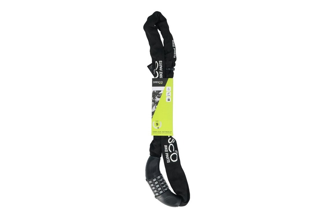 Dresco Kettingslot Code - 90CM -Zwart