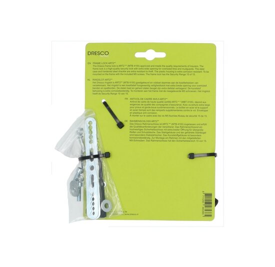 Dresco Ringslot ART2 - Zwart