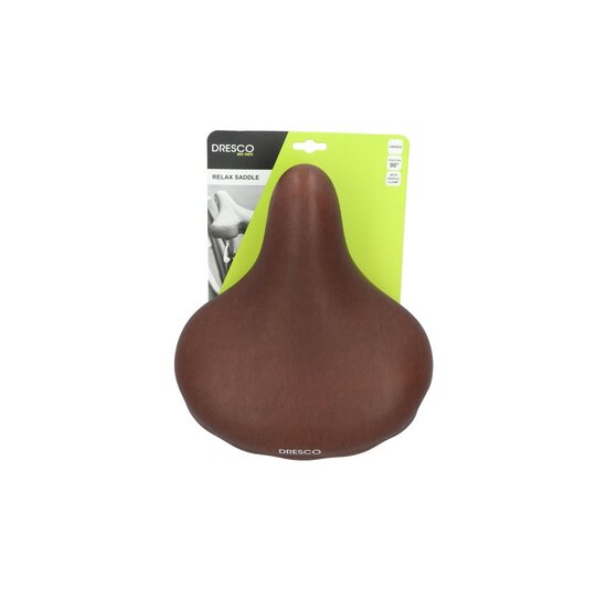Dresco Drifter Fietszadel Urban XL - Bruin - Unisex