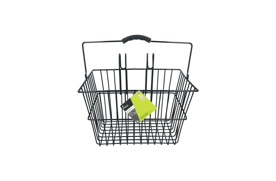 Dresco Stalen Fietsmand - 20 Liter - Zwart
