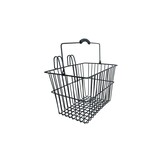 Dresco Stalen Fietsmand - 20 Liter - Zwart