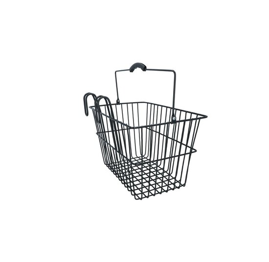 Dresco Stalen Fietsmand - 20 Liter - Zwart