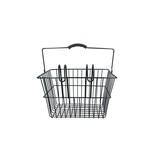 Dresco Stalen Fietsmand - 20 Liter - Zwart