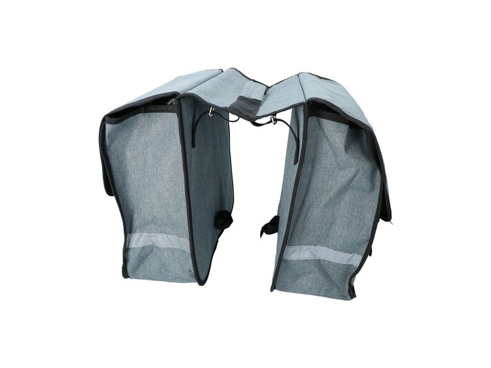 Dresco Dubbele Fietstas 36 Liter - Grijs