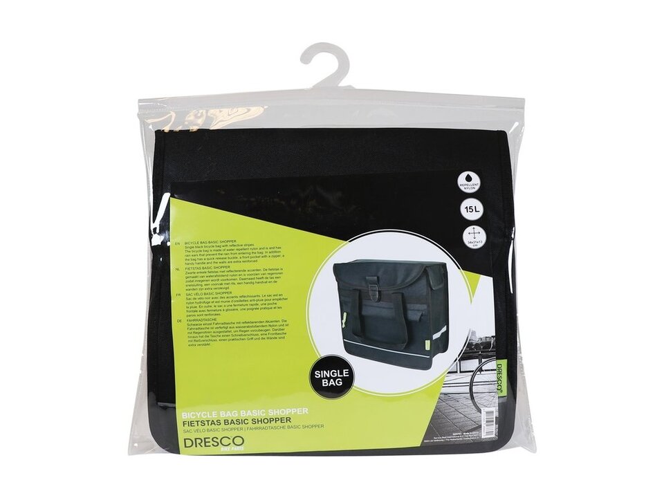 Dresco Enkele Fietstas Basic Shopper - 15L