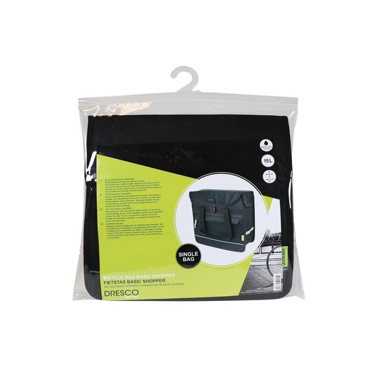 Dresco Enkele Fietstas Basic Shopper - 15L
