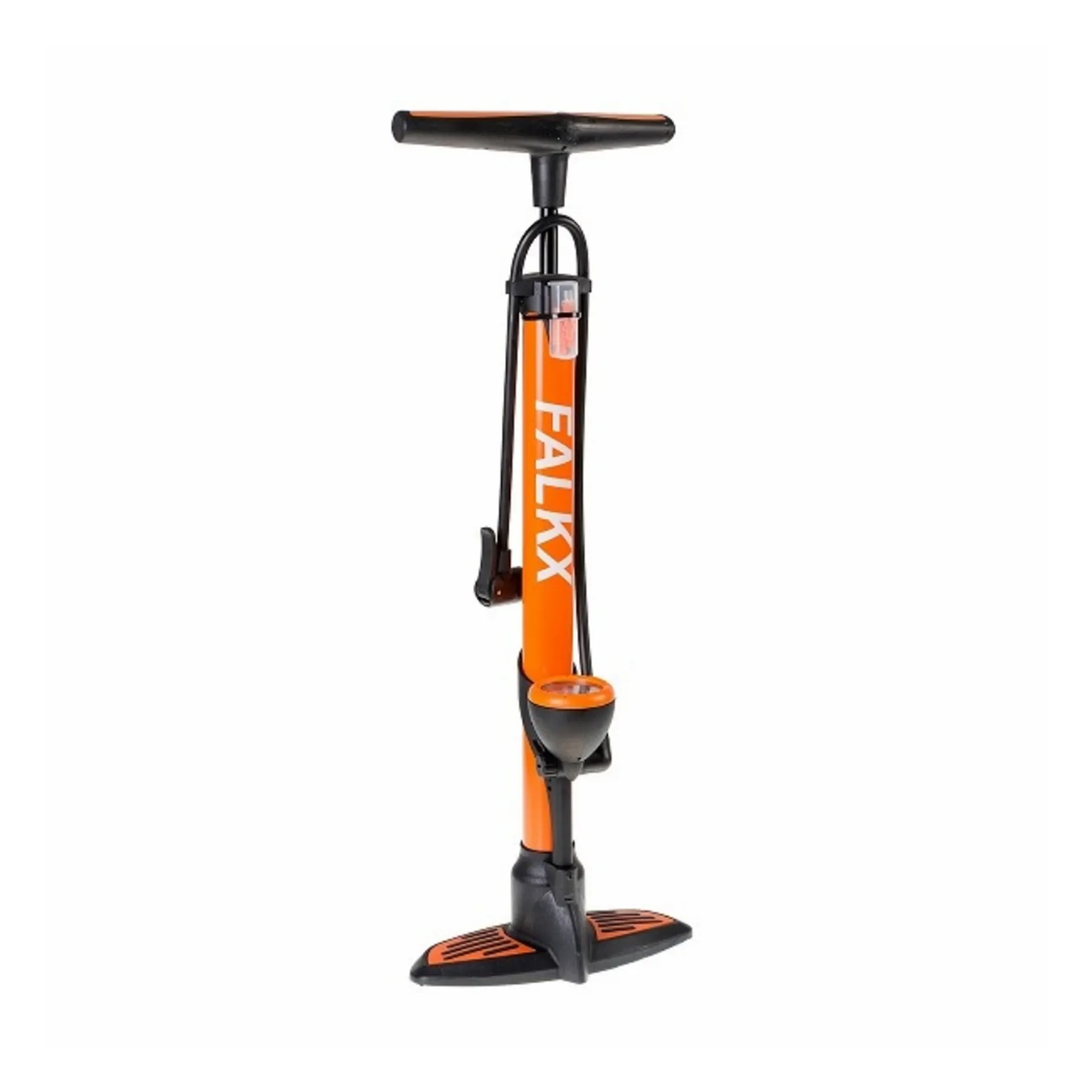 FALKX Orange Air Fietspomp - Oranje - Manometer