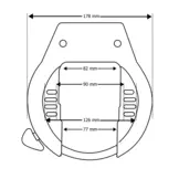 FALKX Armour Ringslot Art2 - Zwart - Insteekoptie