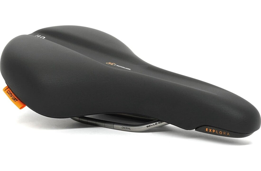 Selle Royal Explora Athletic Fietszadel - Zwart