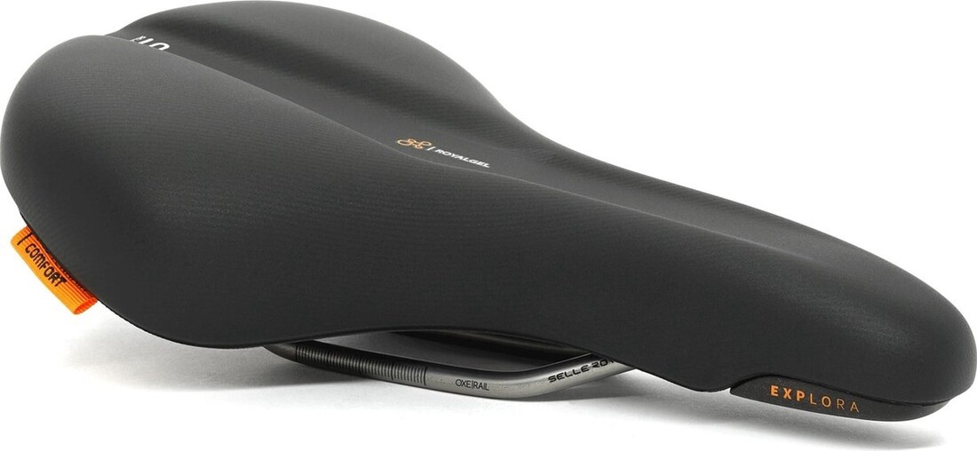 Selle Royal Explora Athletic Fietszadel - Zwart