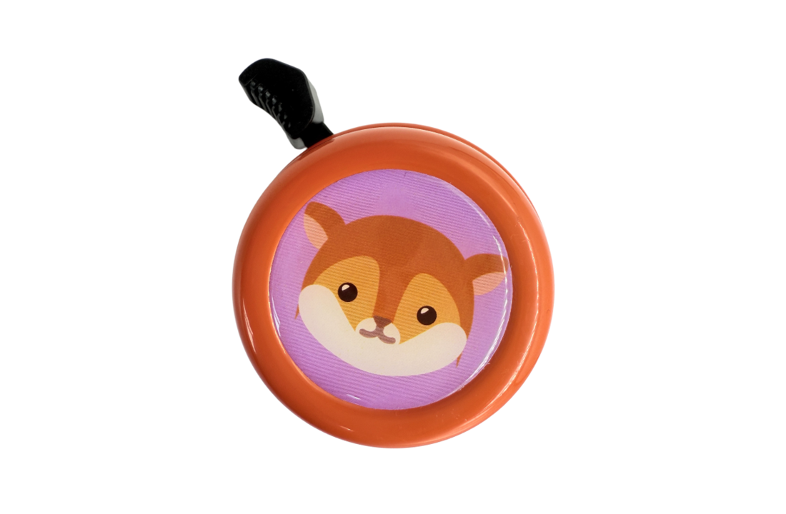 Voltano Kinder Fietsbel - Oranje Vos - 60 MM