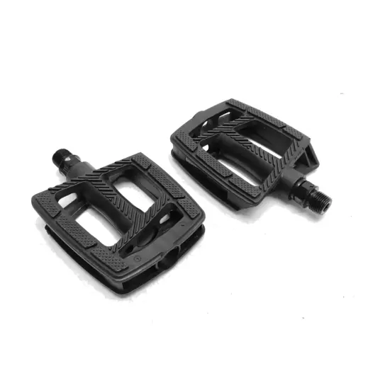 Falkx Wide Fietspedalen - Anti Slip Pedalen - 9/16 Inch - Zwart